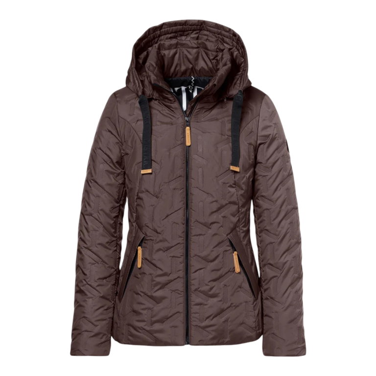 District Winterjacke Truffle (abnehmbare Kapuze) coffeebraun Damen
