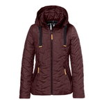 District Winterjacke Truffle (abnehmbare Kapuze) burgundrot Damen