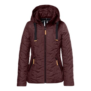 District Winterjacke Truffle (abnehmbare Kapuze) burgundrot Damen