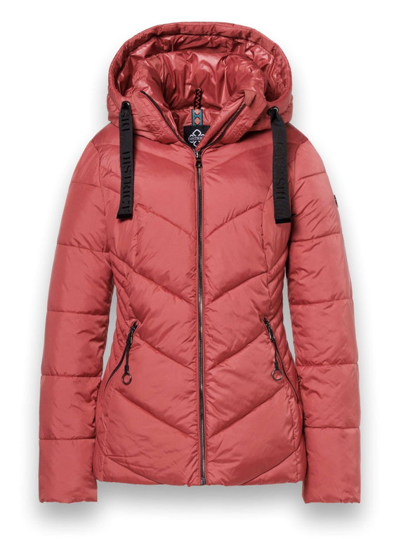 District Winterjacke Val Thorens (mit Kapuze, wasserabweisend) rot Damen