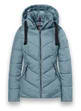 District Winter Jacket Val Thorens (with hood, water-repellent) light blue ladies
