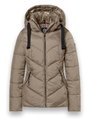 District Winter Jacket Val Thorens (with hood, water-repellent) olive green ladies