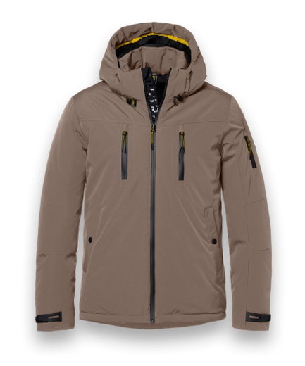 District Winterjacke Wedge mit Kapuze (warm, wasserabweisend) taupebraun Herren