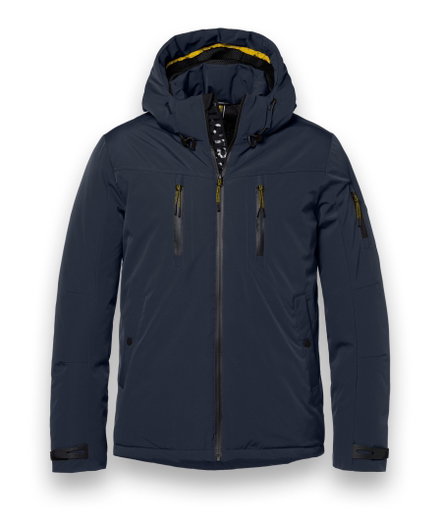 District Winterjacke Wedge mit Kapuze (warm, wasserabweisend) navyblau Herren