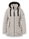 District Winterjacke Workout mit Kapuze (Mantel, wasserabweisend) beige Damen