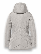 District Winterjacke Workout mit Kapuze (Mantel, wasserabweisend) beige Damen