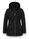 District Winterjacke Workout mit Kapuze (Mantel, wasserabweisend) schwarz Damen