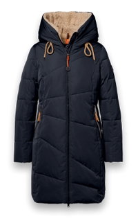 District Wintermantel Courchevel (mit Kapuze, wasserabweisend, winddicht) dunkelblau Damen