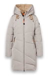 District Wintermantel Courchevel (mit Kapuze, wasserabweisend, winddicht) beige Damen