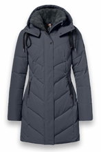 District Wintermantel Zodiac (mit Kapuze, warm, wasserabweisend) navyblau Damen