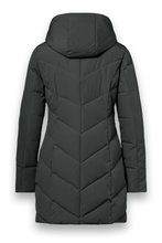 District Wintermantel Zodiac (mit Kapuze, warm, wasserabweisend) dunkelgrau Damen