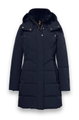 District Wintermantel Affogato (mit Kapuze, warm, winddicht) navyblau Damen