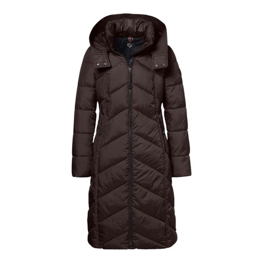 District Wintermantel Americano (mit Kapuze, warm) braun Damen