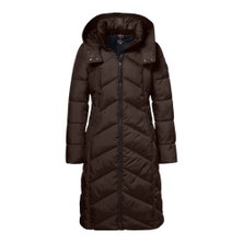 District Wintermantel Americano (mit Kapuze, warm) chocolatebraun Damen