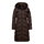 District Wintermantel Americano (mit Kapuze, warm) chocolatebraun Damen