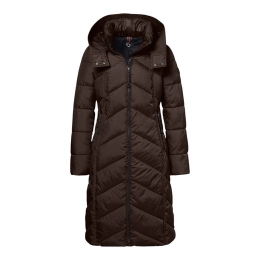 District Wintermantel Americano (mit Kapuze, warm) chocolatebraun Damen