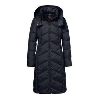 District Winter Coat Americano (with hood, warm) navy blue ladies