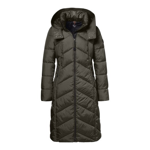 District Wintermantel Americano (mit Kapuze, warm) khakigrün Damen