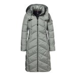 District Wintermantel Americano (mit Kapuze, warm) sagegrün Damen