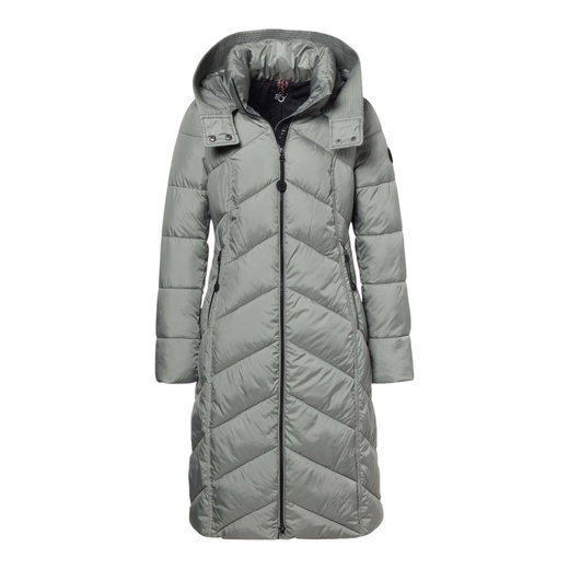 District Wintermantel Americano (mit Kapuze, warm) sagegrün Damen