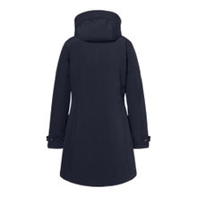 District Wintermantel Panna Cotta (mit Kapuze, warm, winddicht) navyblau Damen