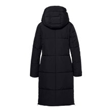 District Winter Coat Lungo (with hood, warm) black ladies