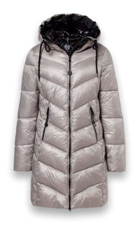 District Wintermantel Sapporo (mit Kapuze, wasserabweisend) hellrose Damen
