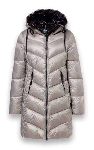 District Wintermantel Sapporo (mit Kapuze, wasserabweisend) hellrose Damen
