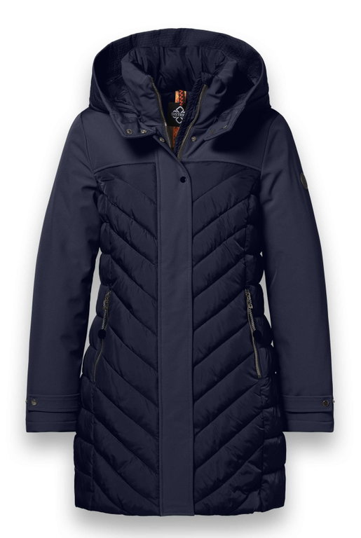 District Wintermantel St Moritz (warm, wasserabweisend) dunkelblau Damen