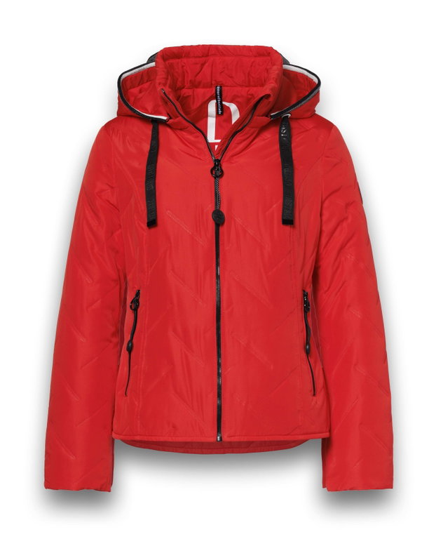 District Übergangsjacke Bluebell (mit Kapuze, wasserabweisend) rot Damen