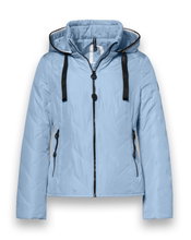 District Transition Jacket Bluebell (with hood, water-repellent) light blue ladies