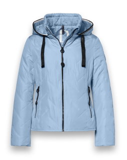 District Übergangsjacke Bluebell (mit Kapuze, wasserabweisend) hellblau Damen