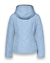 District Transition Jacket Bluebell (with hood, water-repellent) light blue ladies
