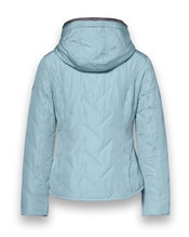 District Übergangsjacke Bluebell (mit Kapuze, wasserabweisend) aquablau Damen