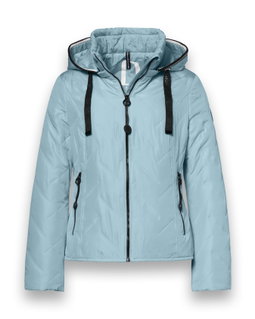 District Übergangsjacke Bluebell (mit Kapuze, wasserabweisend) aquablau Damen