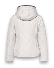 District Übergangsjacke Bluebell (mit Kapuze, wasserabweisend) offwhite Damen