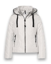 District Übergangsjacke Bluebell (mit Kapuze, wasserabweisend) offwhite Damen