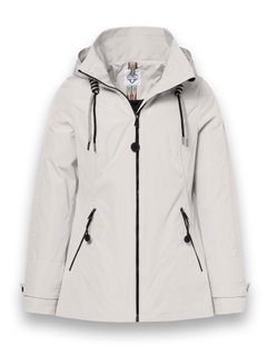 District Übergangsjacke Cosmos (mit Kapuze, wasserabweisend) sandbraun Damen