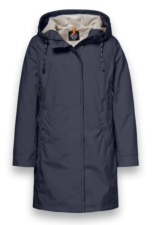 District Übergangsjacke Dandelion (Parka, mit Kapuze, wasserabweisend) dunkelblau Damen