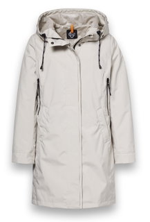District Übergangsjacke Dandelion (Parka, mit Kapuze, wasserabweisend) beige Damen