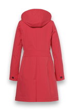 District Übergangsjacke (Parka) Lotus mit Kapuze rot Damen