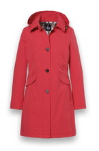 District Übergangsjacke (Parka) Lotus mit Kapuze rot Damen