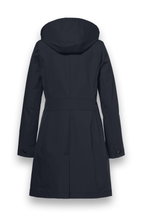 District Übergangsjacke (Parka) Lotus mit Kapuze navyblau Damen
