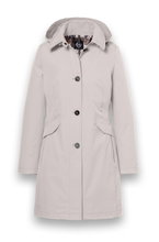 District Übergangsjacke (Parka) Lotus mit Kapuze sandbraun Damen