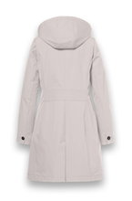 District Übergangsjacke (Parka) Lotus mit Kapuze sandbraun Damen