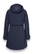 District Transition Jacket Poppy (Parka, with hood, water-repellent) navy blue ladies
