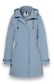 District Übergangsjacke Poppy (Parka, mit Kapuze, wasserabweisend) hellblau Damen