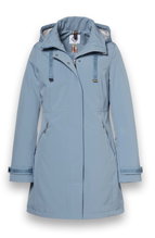 District Übergangsjacke Poppy (Parka, mit Kapuze, wasserabweisend) hellblau Damen