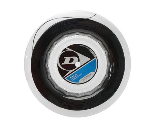 Dunlop Squashsaite Silk schwarz 200m Rolle
