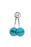Dunlop Schlüsselanhänger Keyring ATP Tennisball 3,5cm blau - 1 Stück